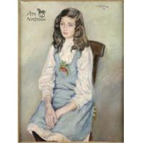 Portrait of “Muchacha sentada” (1918)