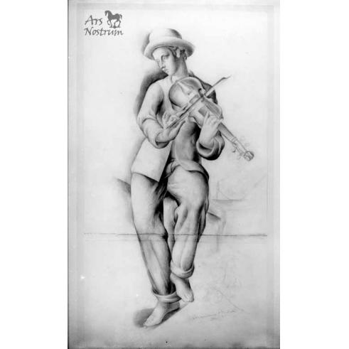 Jeune home au violon (1925)